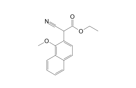 Ethyl .alpha.-Cyano-.alpha.-(1-methoxy-2-naphthyl)acetate