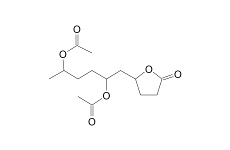 1-(5-Oxooxolan-2-yl)hexane-2,5-diyl diacetate