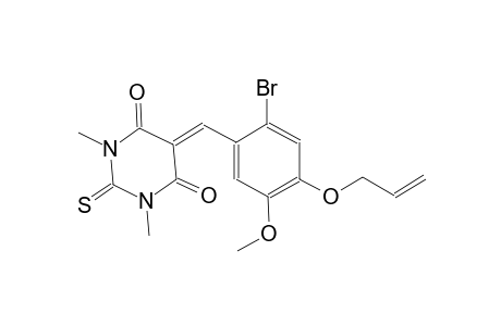5-[4-(allyloxy)-2-bromo-5-methoxybenzylidene]-1,3-dimethyl-2-thioxodihydro-4,6(1H,5H)-pyrimidinedione