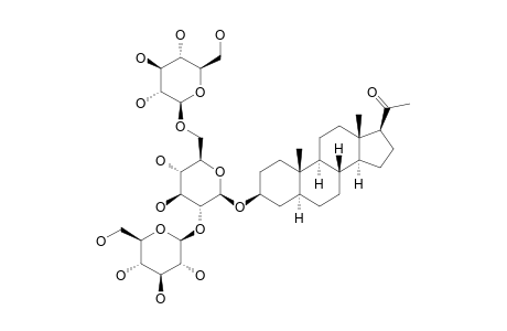 5alpha-PREGNANOLONE BIS-O-beta-D-GLUCOSYL-(1-2, 1-6)-beta-D-GLUCOSIDE
