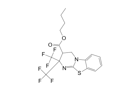 3-BUTOXYCARBONYL-2,2-BIS-(TRIFLUOROMETHYL)-3,4-DIHYDRO-2H-PYRIMIDO-[2.1-B]-BENZTHIAZOLE