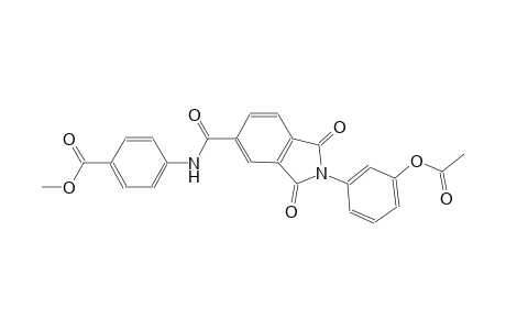 methyl 4-[({2-[3-(acetyloxy)phenyl]-1,3-dioxo-2,3-dihydro-1H-isoindol-5-yl}carbonyl)amino]benzoate