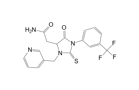 4-imidazolidineacetamide, 5-oxo-3-(3-pyridinylmethyl)-2-thioxo-1-[3-(trifluoromethyl)phenyl]-