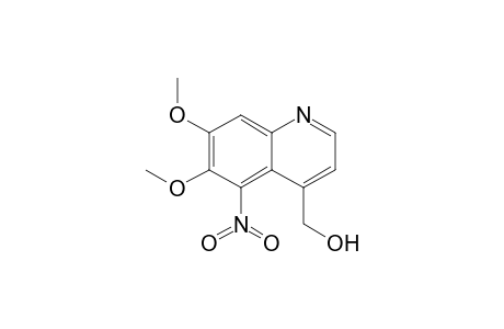 (6,7-dimethoxy-5-nitro-4-quinolinyl)methanol