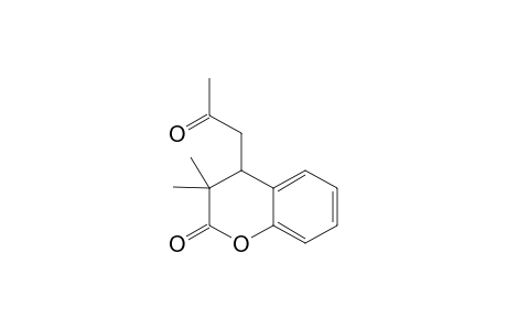 4-[Acetylmethyl]-3,3-dimethyl-3,4-dihydrobenzopyran-2H-2-one