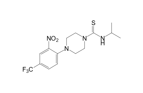 N-isopropyl-4-(2-nitro-alpha,alpha,alpha-trifluoro-p-tolyl)thio-1-piperazinecarboxamide