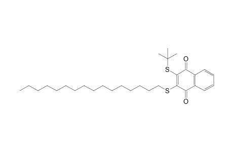 2-(tert-Butylsulfanyl)-3-(hexadecylsulfanyl)-1,4-naphthoquinone