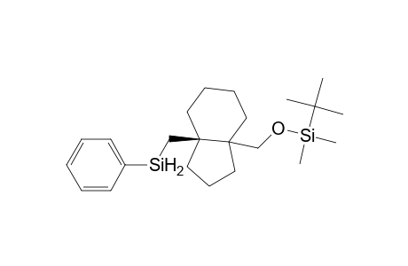 (1R*,2R*)-6-[(tert-Butyldimethylsilyloxy)methyl]-1-[(phenylsilyl)methyl]bicyclo[4.3.0]nonane