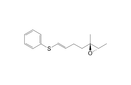 (5r6t)-5,6-Epoxy-5-methyl-1-hepten-3-yl Phenyl Sulfide