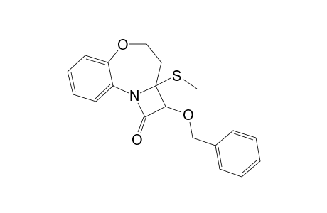 2-BENZYLOXY-2,2A,3,4-TETRAHYDRO-2A-METHYLTHIO-1H-AZETO-[2,1-D]-[1,5]-BENZOXAZEPIN-1-ONE