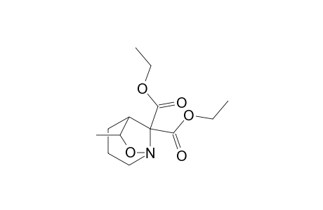 7-Oxa-1-azabicyclo[3.2.1]octane-8,8-dicarboxylic acid, 6-methyl-, diethyl ester, exo-