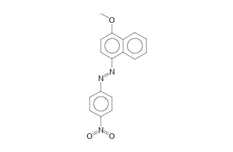 DIAZENE, (4-METHOXY-1-NAPHTHALENYL)(4-NITROPHENYL)-