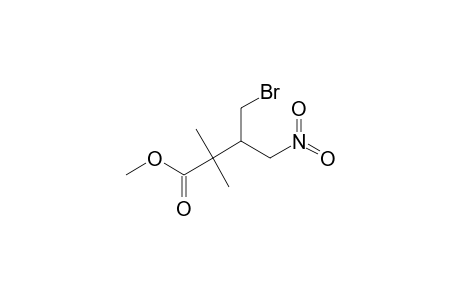 Methyl 4-bromo-2,2-dimethyl-3-(nitromethyl)butanoate