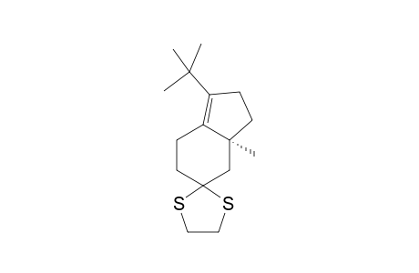 (3a'S)-1'-tert-Butyl-3a'-methyl-2',3',3a',4',6',7'-hexahydrospiro{[1,3]dithiolane-2,5'-indene}