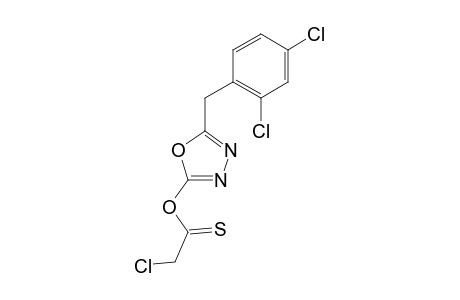 5-(2,4-Dichlorobenzyl)-1,3,4-oxadiazol-2-yl-2-chloroethanethioate