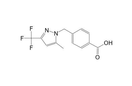 4-{[5-methyl-3-(trifluoromethyl)-1H-pyrazol-1-yl]methyl}benzoic acid