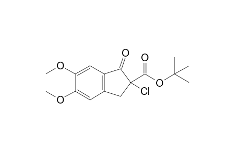 2-Chloro-5,6-dimethoxy-1-oxo-indan-2-carboxylic acid tert-Butyl ester