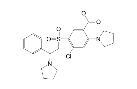 benzoic acid, 4-chloro-5-[[2-phenyl-2-(1-pyrrolidinyl)ethyl]sulfonyl]-2-(1-pyrrolidinyl)-, methyl ester