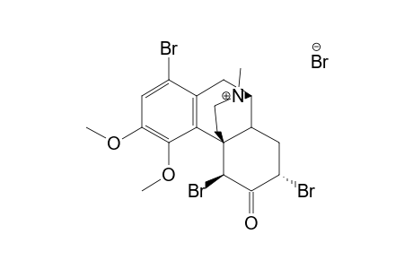 1,5-BETA,7-ALPHA-TRIBROMO-O(4)-METHYLDIHYDROTHEBAINONE-HYDROBROMIDE