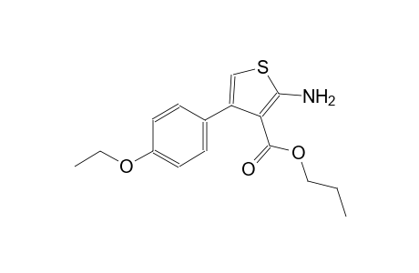 propyl 2-amino-4-(4-ethoxyphenyl)-3-thiophenecarboxylate