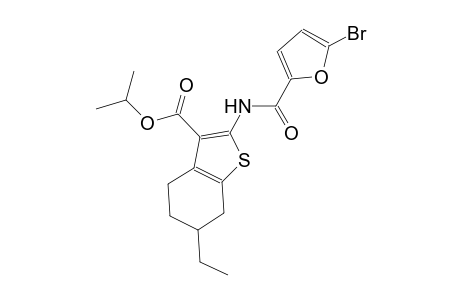 isopropyl 2-[(5-bromo-2-furoyl)amino]-6-ethyl-4,5,6,7-tetrahydro-1-benzothiophene-3-carboxylate