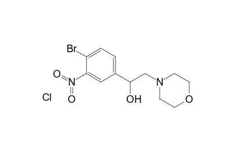 1-(4'-Bromo-3'-nitrophenyl)-2-morpholinoethanol Hydrochloride