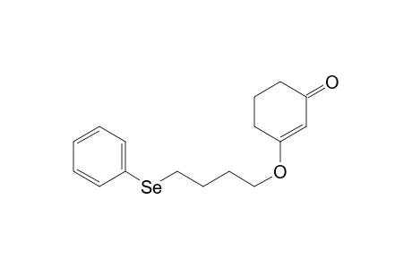 2-Cyclohexen-1-one, 3-[4-(phenylseleno)butoxy]-