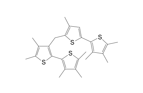 2,3-Dimethyl-4-[[3-methyl-5-(3,4,5-trimethyl-2-thienyl)-2-thienyl]methyl]-5-(3,4,5-trimethyl-2-thienyl)thiophene