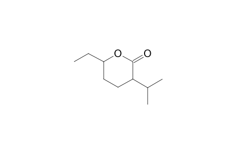 6-Ethyl-3-(1-methylethyl)tetrahydro(2H)pyran-2-one