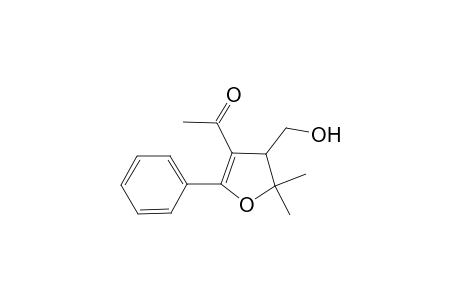 1-[4,5-Dihydro-4-(hydroxymethyl)-5,5-dimethyl-2-phenylfuran-3-yl]ethanone