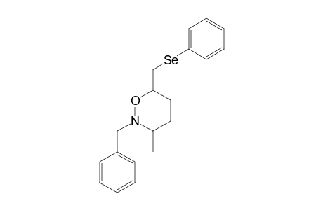 3,4,5,6-Tetrahydro-2-benzyl-3-methyl-6-[(phenylseleno)methyl]-2H-1,2-oxazine isomer