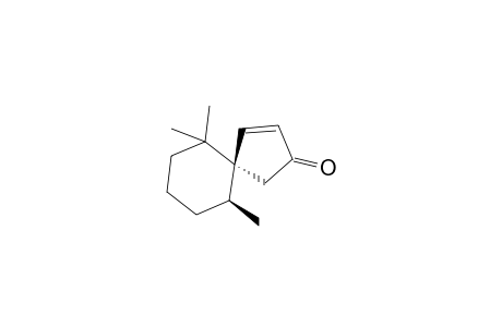 (5R,10S)-6,6,10-Trimethyl-spiro[4.5]dec-3-en-2-one