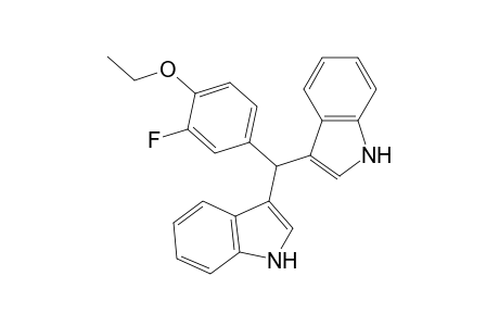 3,3'-Diindolyl(3-fluoro-4-ethoxyphenyl)methane