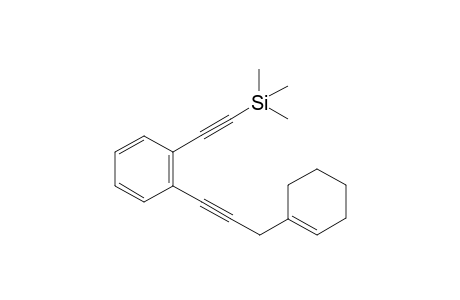 ((2-(3-cyclohexenylprop-1-ynyl)phenyl)ethynyl)trimethylsilane