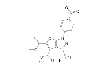 Dimethyl 1-(4-nitrophenyl)-3-(trifluoromethyl)-1H-furo[2,3-c]pyrazole-4,5-dicarboxylate