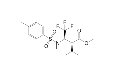 (2S,3R)-4,4,4-Trifluoro-2-isopropyl-3-(toluene-4-sulfonylamino)-butyric acid methyl ester
