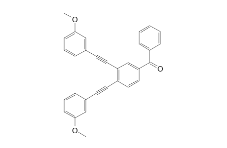 {3,4-Bis[(3-methoxyphenyl)ethynyl]phenyl}phenylmethanone