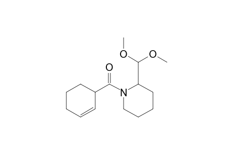 1-cyclohex-2-enyl-[2-(dimethoxymethyl)-1-piperidinyl]methanone