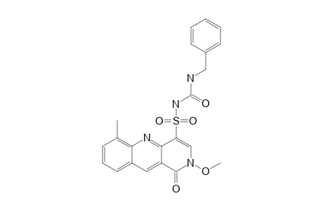 N-[(BENZYLAMINO-CARBONYL]-2-METHOXY-6-METHYL-1-OXO-1,2-DIHYDROBENZO-[B]-[1,6]-NAPHTHYRIDINE-4-SULFONAMIDE