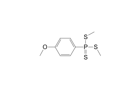 Phosphonotrithioic acid, (4-methoxyphenyl)-, dimethyl ester