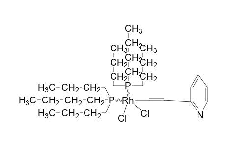 RH(CH=CH=2-PYRIDYL)CL2(PBUN3)2