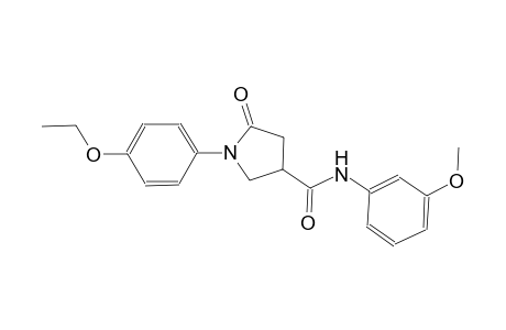 3-pyrrolidinecarboxamide, 1-(4-ethoxyphenyl)-N-(3-methoxyphenyl)-5-oxo-