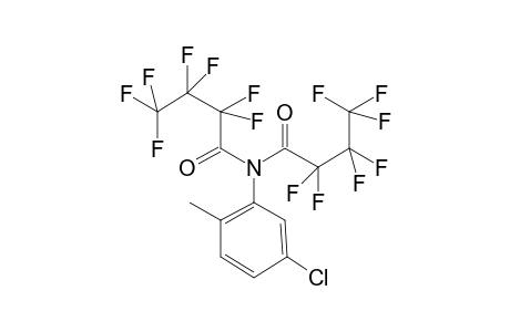 5-Chloro-2-methyl-aniline, N,N-bis(heptafluorobutyryl)-