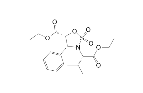 (5R,4R)-5-Ethoxycarbonyl-3-(1-ethoxycarbonyl-1alpha-i-propyl)methyl-4-phenyl-1,2,3-oxathiazolidine-2,2-dioxide