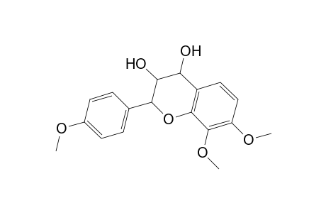 2H-1-Benzopyran-3,4-diol, 3,4-dihydro-7,8-dimethoxy-2-(4-methoxyphenyl)-, [2R-(2.alpha.,3.alpha.,4.alpha.)]-