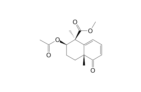 Methyl 1-Oxo-6.beta.-acetoxy-5.alpha.,8a.beta.-dimethyl-1,5,6,7,8,8a-hexahydronaphthalene-5.beta.-carboxylate