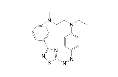 N-Ethyl-N-(2-dimethylaminoethyl)-4-(3-phenyl-1,2,4-thiadiaz-5-ylazo)aniline