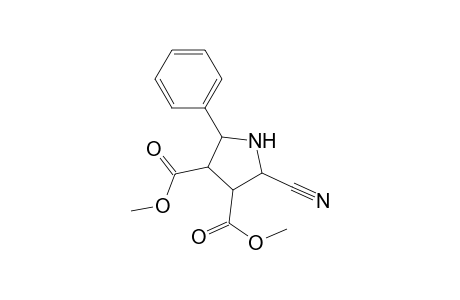 Dimethyl 2-cyano-5-phenylpyrrolidin-3,4-dicarboxylate