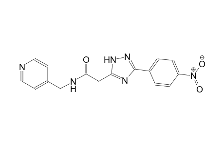 1H-1,2,4-triazole-5-acetamide, 3-(4-nitrophenyl)-N-(4-pyridinylmethyl)-