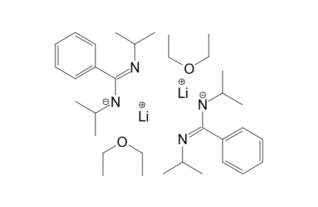 Dilithium(I) diethoxyethane bis(isopropyl-[(E)-N-isopropyl-C-phenylcarbonimidoyl]azanide)